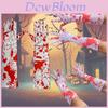 Bloody White Skeleton Halloween Gloves For Costume Party