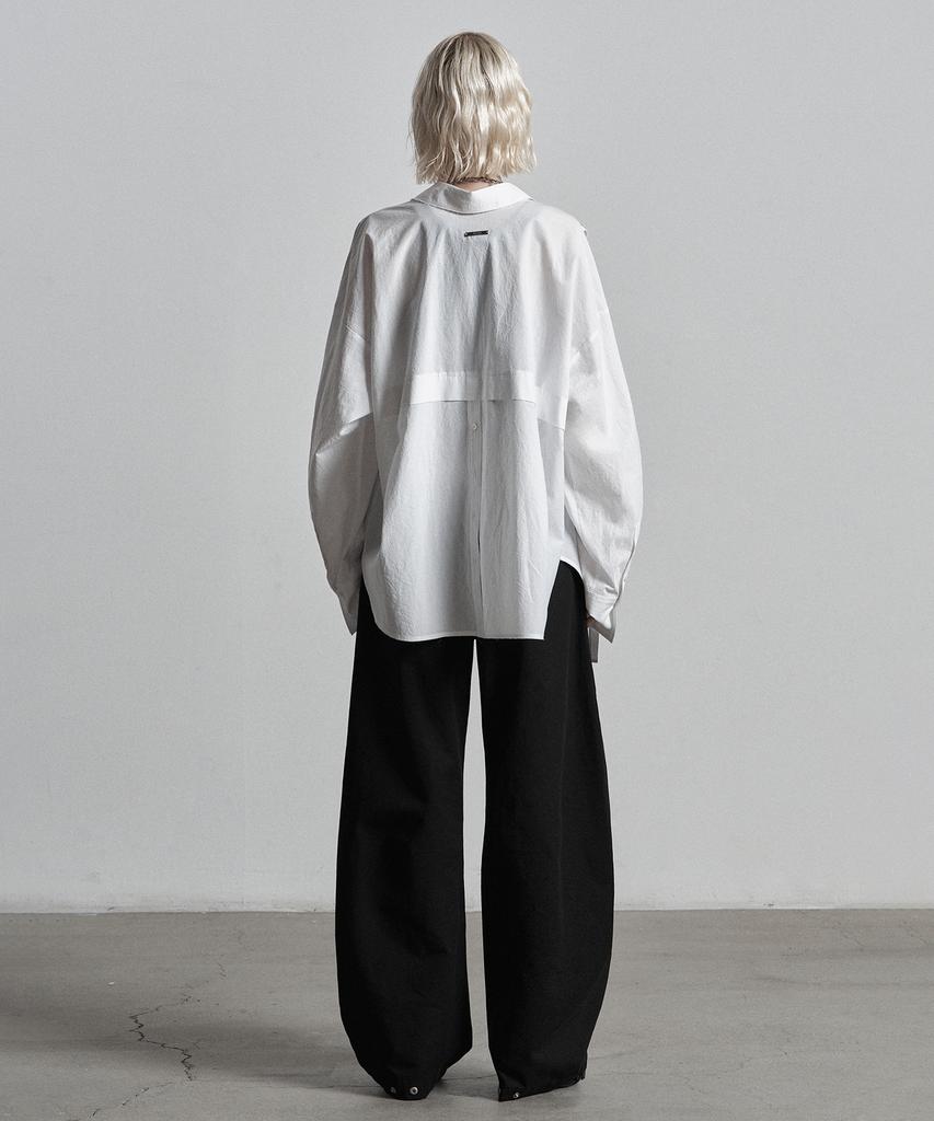 Jenyujeu Swifts Placket Three-Way Wrap Shirt - White