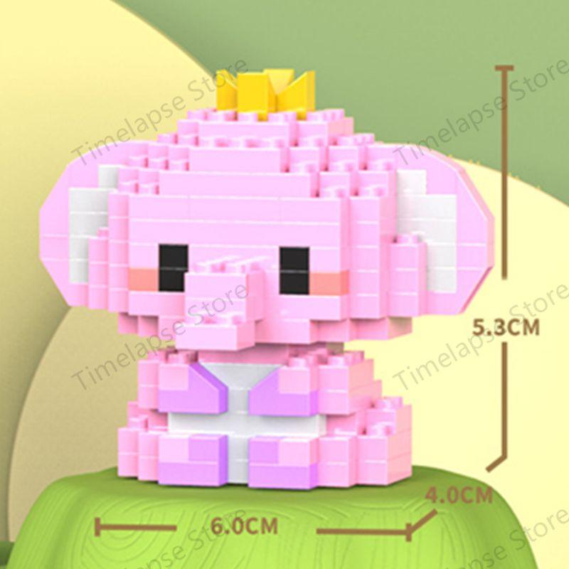 Diy Cute Animals Lion Corgi Dolphin Hamster Rabbit Dog Cats Fish Tanks Building Blocks Kit Girl Bricks Model Kids Toy Children