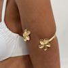 Women Fashion Gold Color Starfish/Flower Arm Bracelet Arm Bangle For Beach Travel And Party Dressingup Armwear Jewelry
