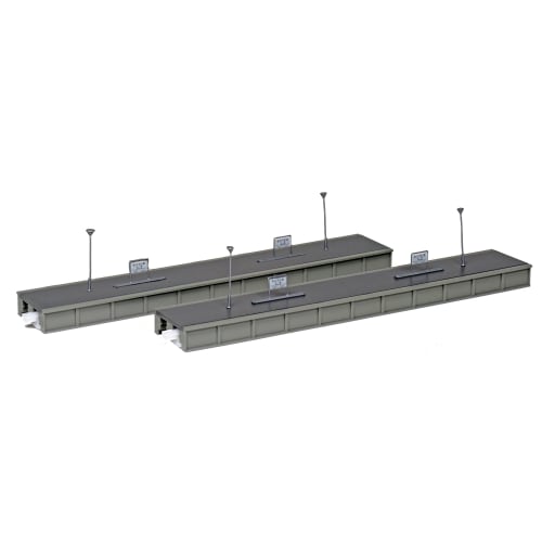 KATO N Gauge Island Platform C, Roofless, Set of 2, 23-173, Model Railroad Supplies