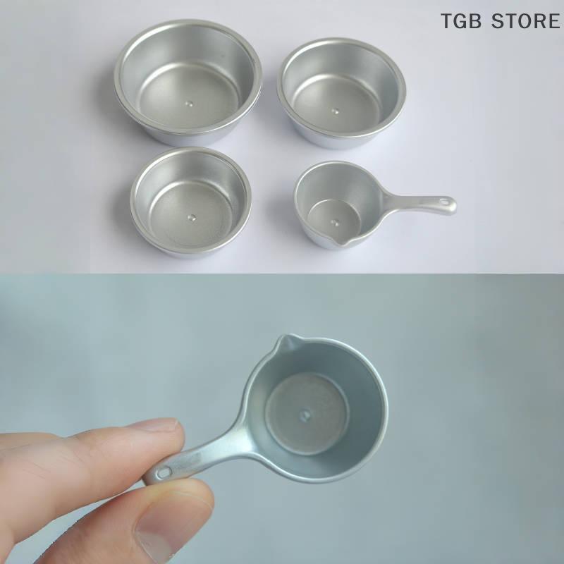 1 Set 1/6 1/12 Plastic Basin Water Scoop Model Dollhouse Miniature Simulation Kitchen Accessories Toy