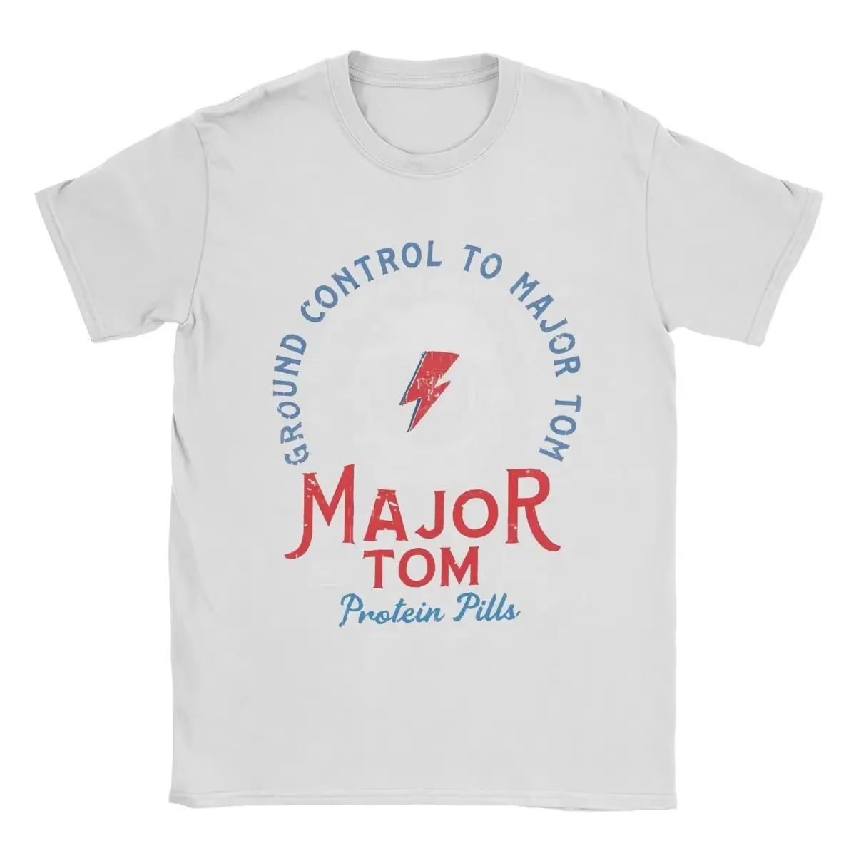 

Fun Davis Bowie Men s T-shirt Round Neck Short Sleeve T-shirt Unique Pattern Y2K 4XL