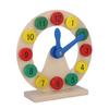 Baby Children Wooden Clock Toy Kids Number Time Early Learning Gift for Little Boys Girls