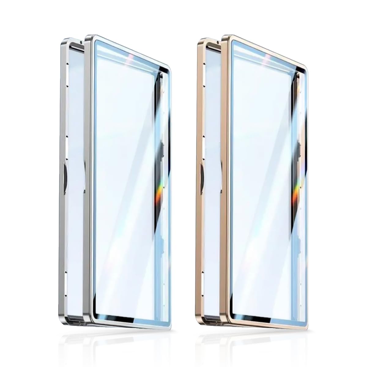 

IBcaravan Magnetic Loader Case for BGS UV Aluminum Gold and Set of 2 for BGS Appraisal, Protection, Alloy, Silver,