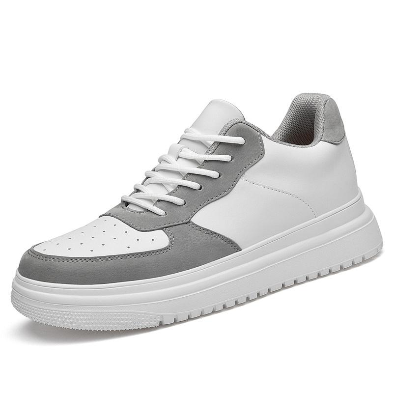 Intra-season heightening men's shoes 8CM board shoes invisible heightening shoes casual little white shoes sports shoes 6