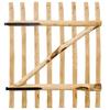 Vidaxl Wooden Gate, Hazel, 100X120 Cm