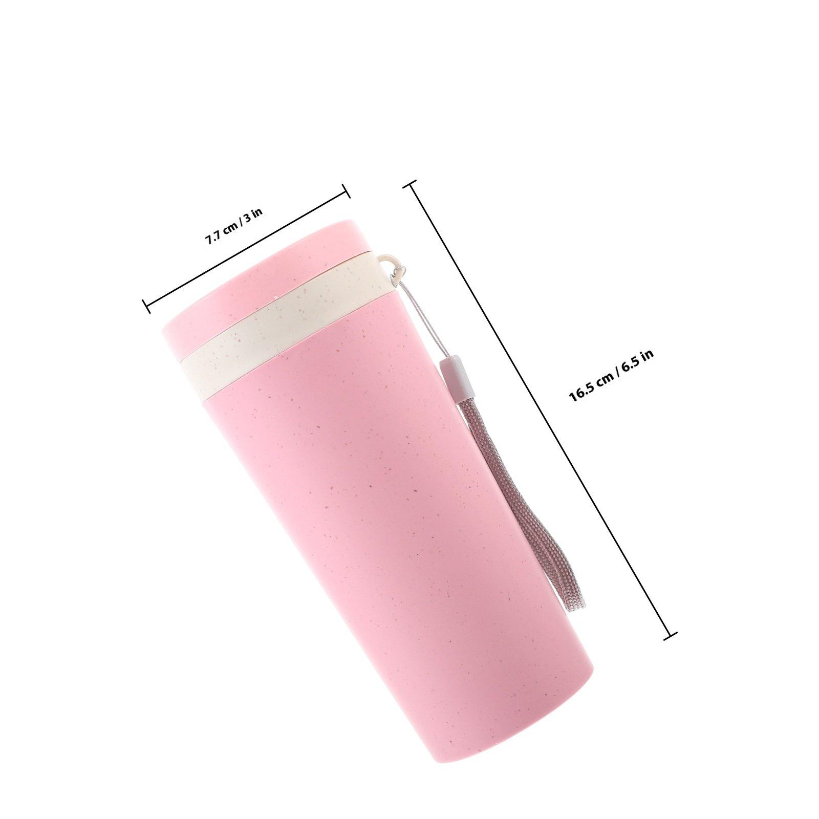 Motivational Water Bottle with Insulation Lightweight Leak Resistant Container for Active Lifestyle Travel Gym other розовый