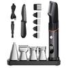 Lispike Electric Shaver Full Body Hair Hair Full Body Hair VIO Low USB Portable for Travel and Business Black [5-in-1 & Removal] Hair/Beard/Nose