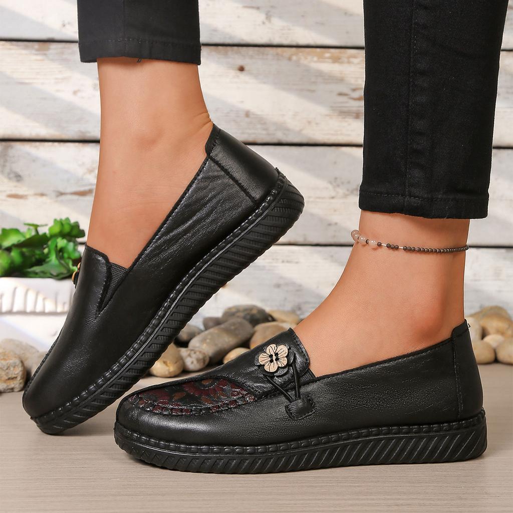 Loafer Schuhe Für Damen Leichte flache Schuhe Lässiger Komfort - Gehen Schuhe Mit Blume