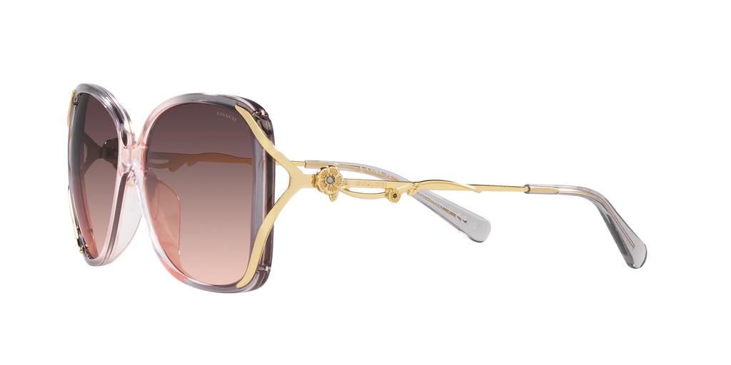 Sunglasses HC8372BU CK482 GRAY PINK GRADIENT 58 [Coach] Women's