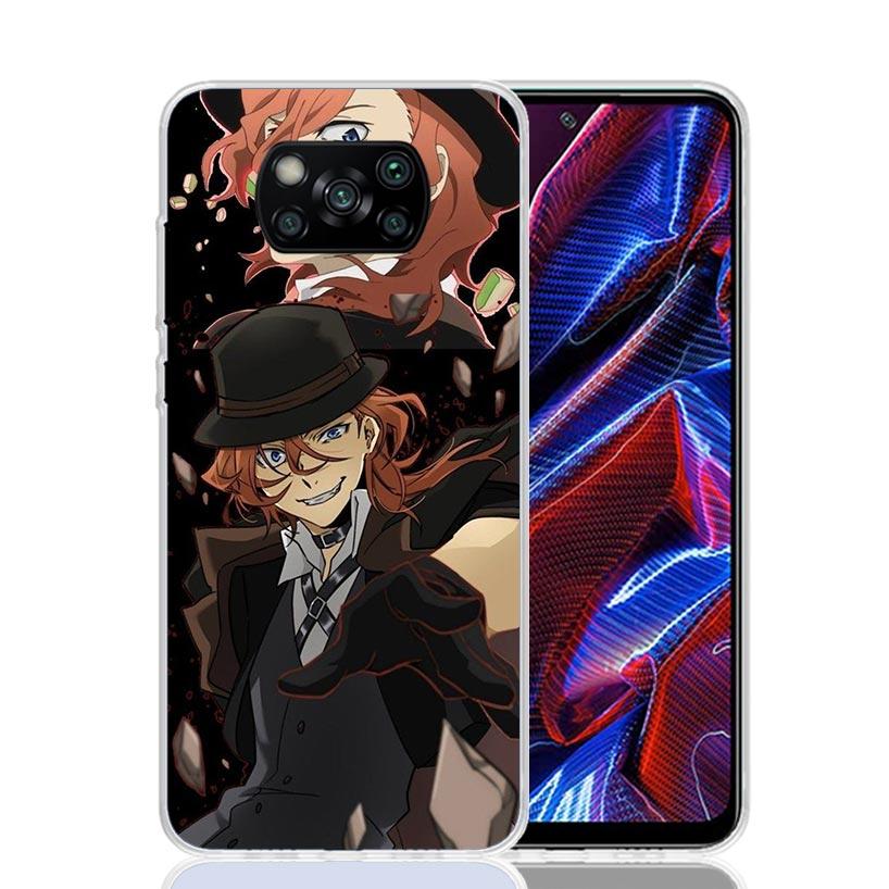 Bungo Stray Dogs Nakahara Chuuya Case Phone Cover for Xiaomi Redmi Note 10 9 9S 8 8T 7 5 Pro Mi 12T 11T 10T 9T 12 11 Lite A3 A2