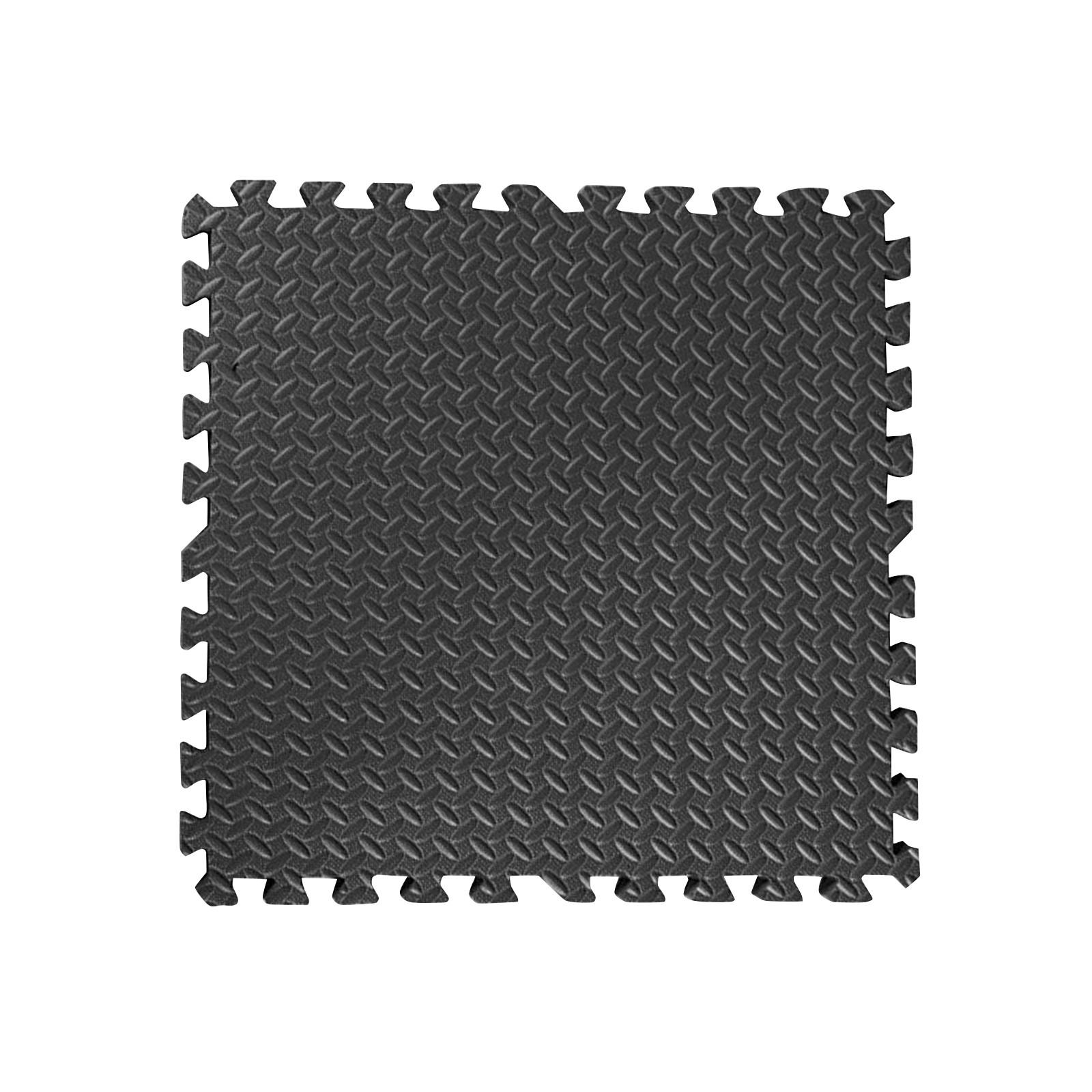 

1 шт. Черный пенопластовый напольный коврик, соединяемый коврик для лазания, защитный коврик для пола One Size чёрный