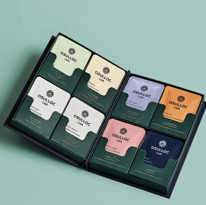 Osulloc Master Blend Tea Set – 8 Types 32 Bags Premium Korean Selection