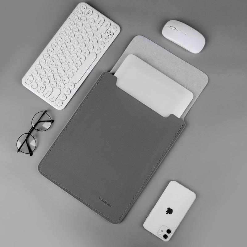 

Ultra-Thin Water-Resistant PU Laptop & Tablet Storage Bag with Mouse Pad 15/15.4 inch
