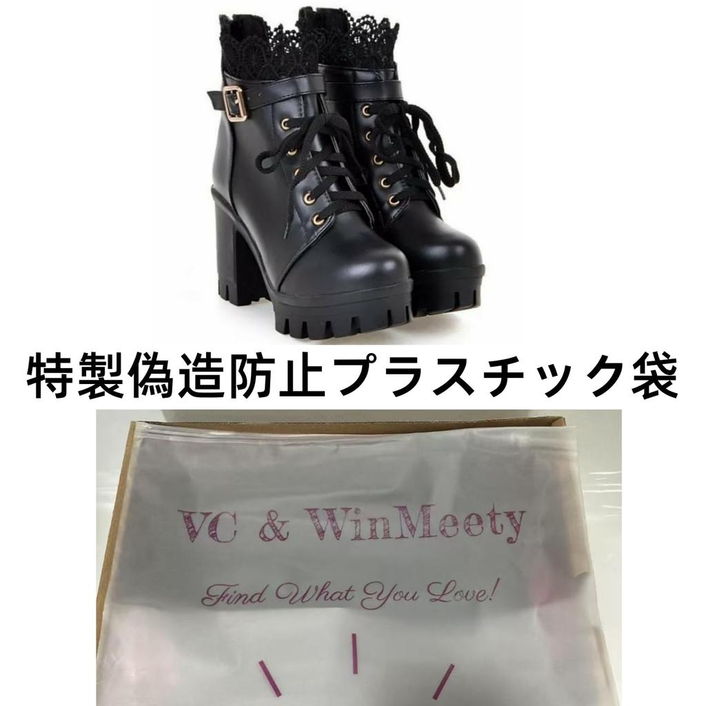 VCWinMeety Platform Short Boots with Thick Thick Shoes for and Side Casual Cold Black Size Women's Boots, Soles, Mass-Produced Lace-Up Shoes, Heels,