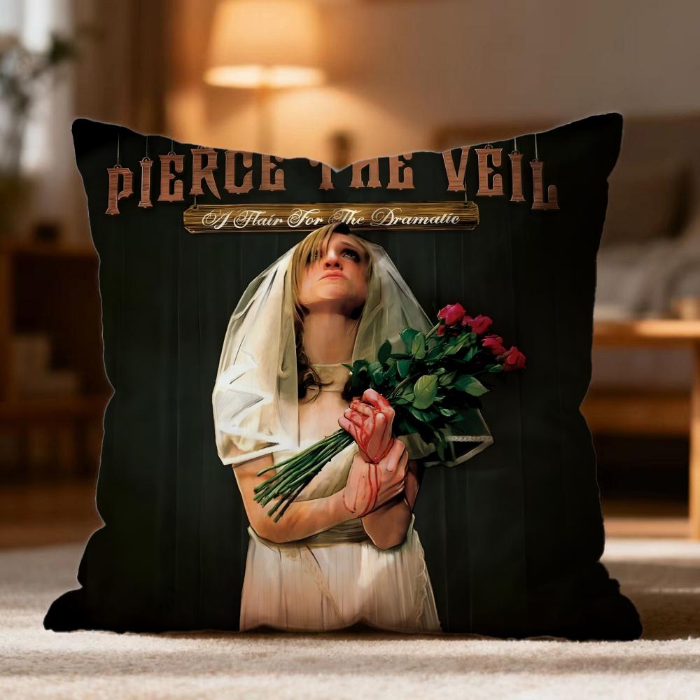Popular PPierce The Veiler Cushion Cover Soft Washable Pillow Case Multi-Scene for Couch Bed Travel Office Use