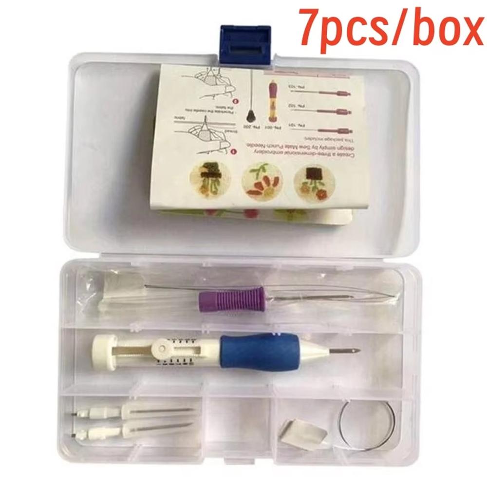 

7/9/136pcs Cross-stitch Punch Needle Stitching Punch Set Needlework Embroidery Craft Tools for DIY Craft Sewing Stitching Tool