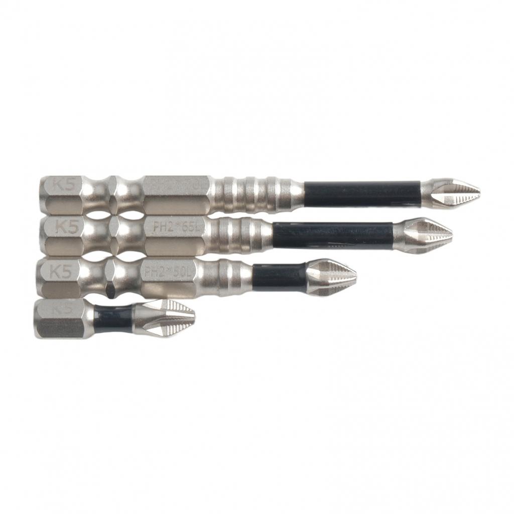 PH2 Cross Drill Bit Set for Screwdrivers Electric Drills and Hand Drills