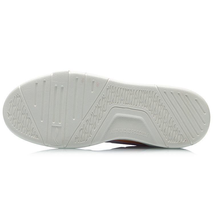 Li Ning Wave Superwave Lo Non slip Lightweight Low top Skateboard Shoes Women's White Purple Green AECR004-2