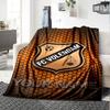 Name Custom FC Volendam Print Flannel Blanket High Quality Warm Comfortable Cover for All Seasons Perfect for Gifts Home Decor