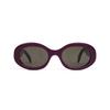 [Celine] Women's Triomphe 01 Logo Sunglasses Viola 4S194CPLB 33OB