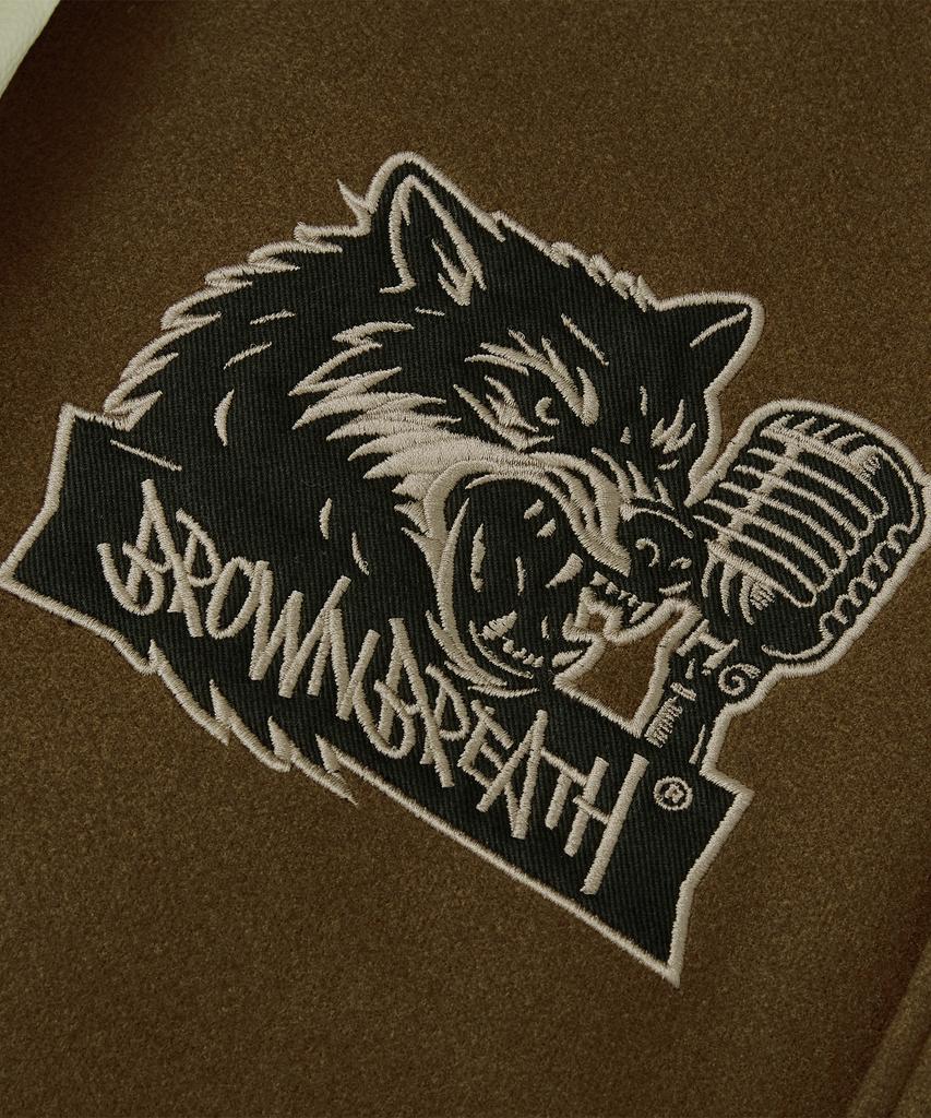 Brownbreath Bb Varsity Jacket - Brown