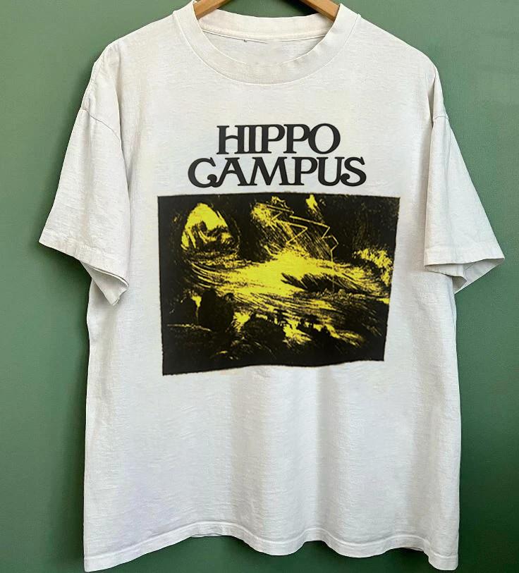 New Popular Hippo Campus Singer Shirt Gift For Fans White S5XL BB073 Unisex T-Shirt L