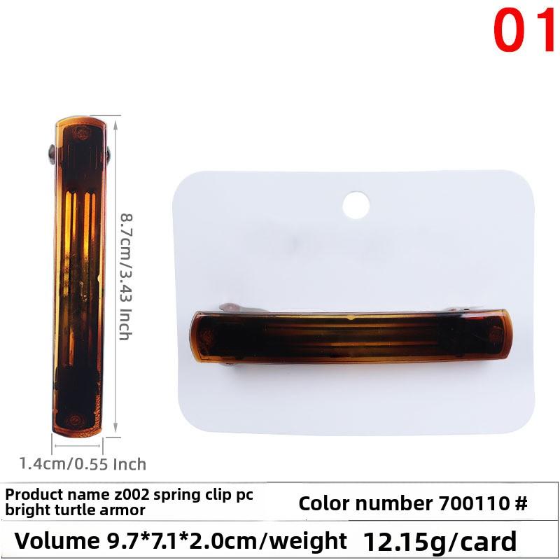 

Hair Accessory Female Hair Clip Back of The Head CoilSpring Clip Elegant Oval Ponytail Hair Clip 700110#