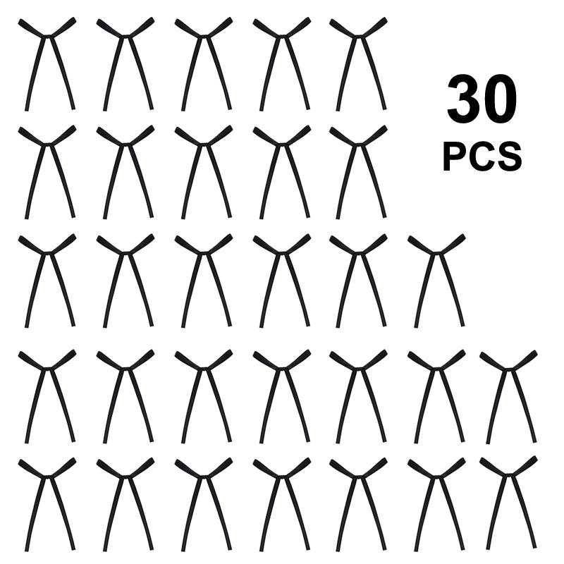 

30 шт. Бантики Топперы для торта, Бантики Украшения для торта, Бантики Украшения для торта на День рождения, Свадьбу, Юбилей, Детский праздник чёрный