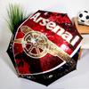 Ombrello con stemma dell'Arsenal Football Club - Apertura/Chiusura Automatica, Ombrello Leggero Compatto a 8 stecche Essenziale per l'esternoAccessorio per PicnicVentilatore Regali