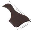 Thickening Musical Instrument Pickguard PVC Material Guitar Pickguard  For Acoustic Guitars