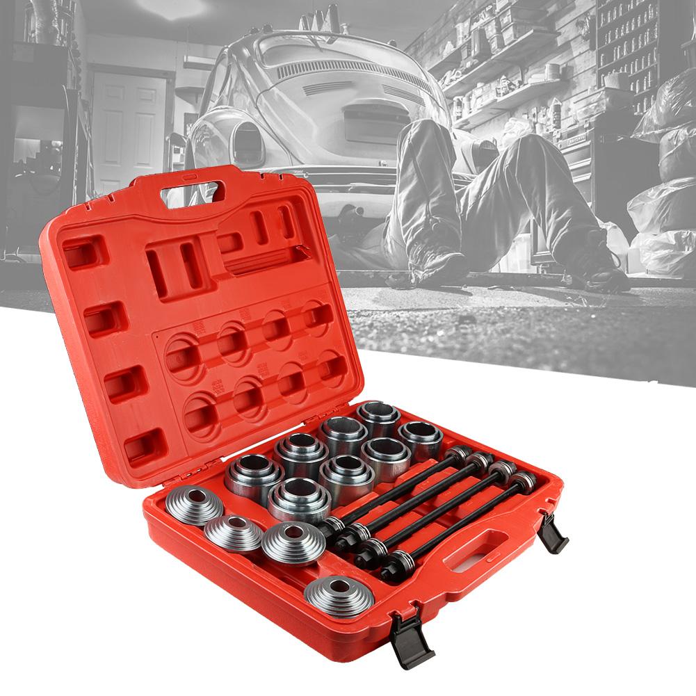 Car Bearing Tools Car Universal Bush Bearing Removal Insertion Tools Set Press Pull Sleeve Kit Bush Bearing Removal Tool