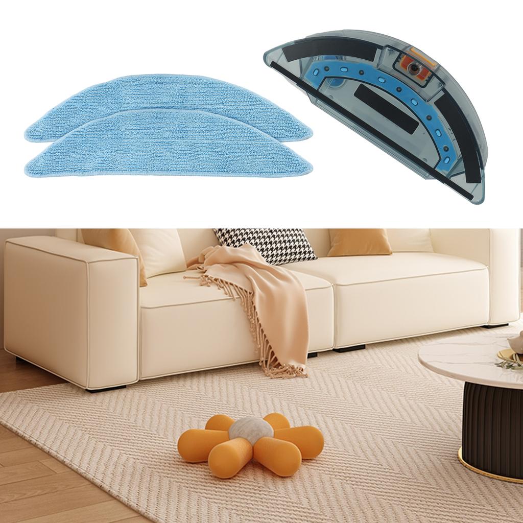 Mop Plate Replacement Accessory Water Tank Compatible with All Supported For Tesvor Robots Including Models Like For X500