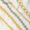 0.5-1 Meter 18K Gold Plated Brass Heart Chain,Bulk Cable Chains For Necklaces Accessories,DIY Jewelry Chains For Needlework