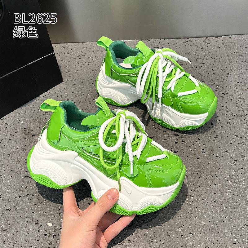 Premium dad shoes spring new small platform casual shoes