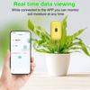 Soil Moisture Meter Smart Plant Water Sensor Temperature and Humidity Alarm Outdoor IPX5 Waterproof Dual needle Soil