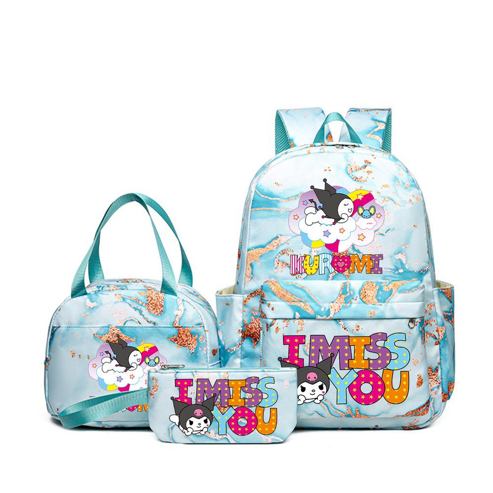 Student Schoolbag Cartoon Cute Large Capacity Backpack Lightweight Waterproof Middle School Student Backpack