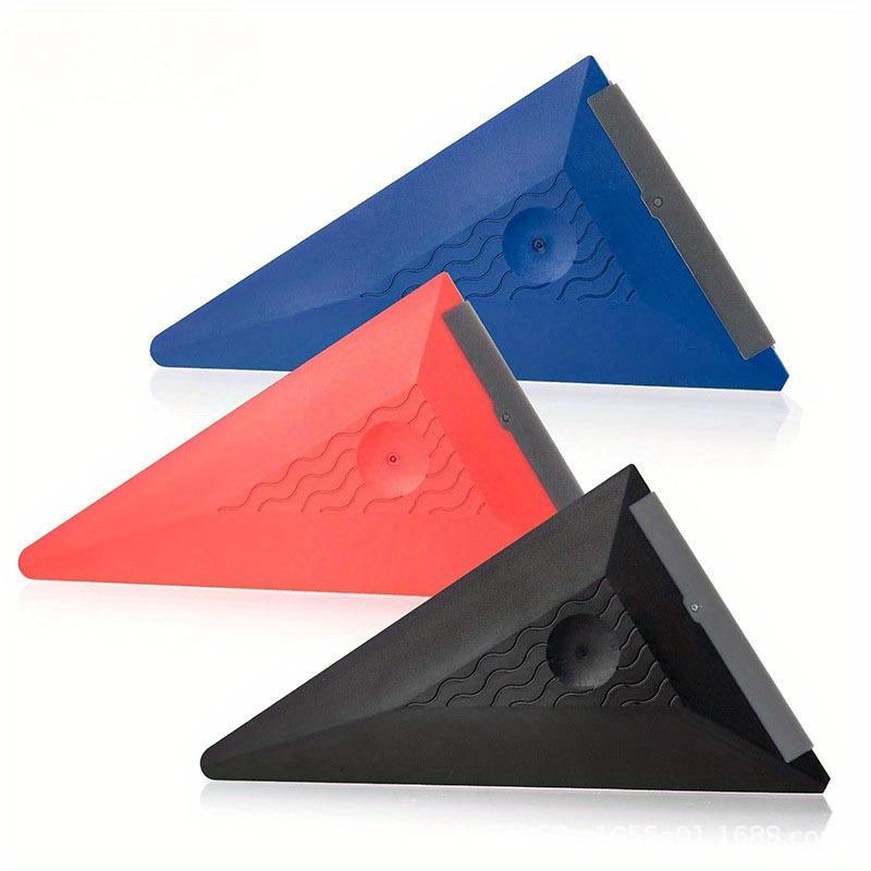 3pcs Car Film Tool Color Change Film Special Triangle Soft Scraper Invisible Car Clothes Scraper Bag