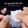 Thickened Disposable Fiber Nail Polish Remover Pads - Non-Shedding Cotton Wipes for Nail Art & Makeup Removal