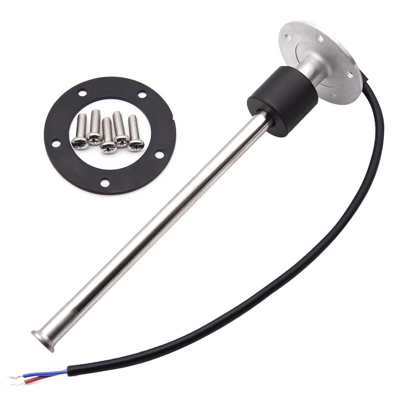 Water Fuel Level Gauge Sensor 100/200/300/400/500MM Marine Boat Car Oil Liquid Tank Fuel Sender Unit Sensors 0-190/240-33ohm