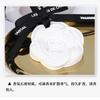 1PCS Camellia Scented Car Pendant Creative Diffuser Stone Car Rearview Mirror Pendant Fashion Car Supplies Female