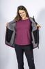 Jacket Maul Strickfleece Coat Cape Purple