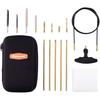 Ideagle .177 & .22 Airsoft Gun Cleaning Kit with Cotton Mop, Brass Cleaning Rod, Nylon Brush, and Compact Zippered Storage Case