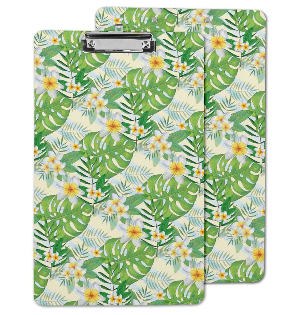 Inkdotpot Decorative Clipboard Letter Size with Low Profile Clip,Retractable Key Hole for Hanging Paperboard for Office School w/Free Marker & Eraser