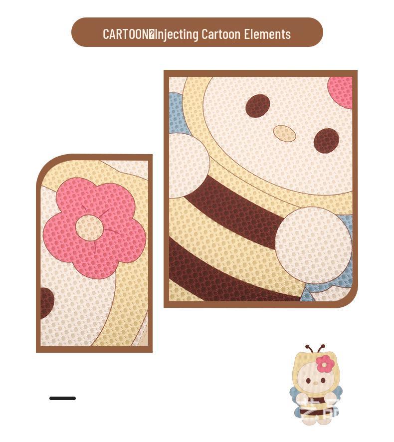 Cartoon Bee All-Season Car Seat Cushion for BYD Seagull, Seal, Qin L, Destroyer 05