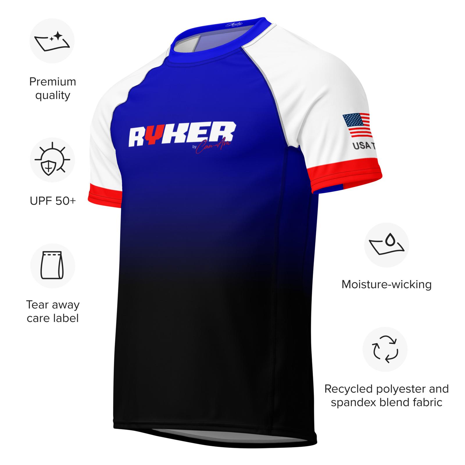 Can-Am Ryker USA Team Short Sleeve Men’s Rash Guard S