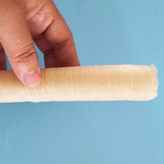 14m 22mm Kolagenové střívko Domácí Jedlé Bezpečné Čisté Bez zápachu Vaření Chuťové Zdravé Střívko na Hot Dog Klobásy pro Kuchyň