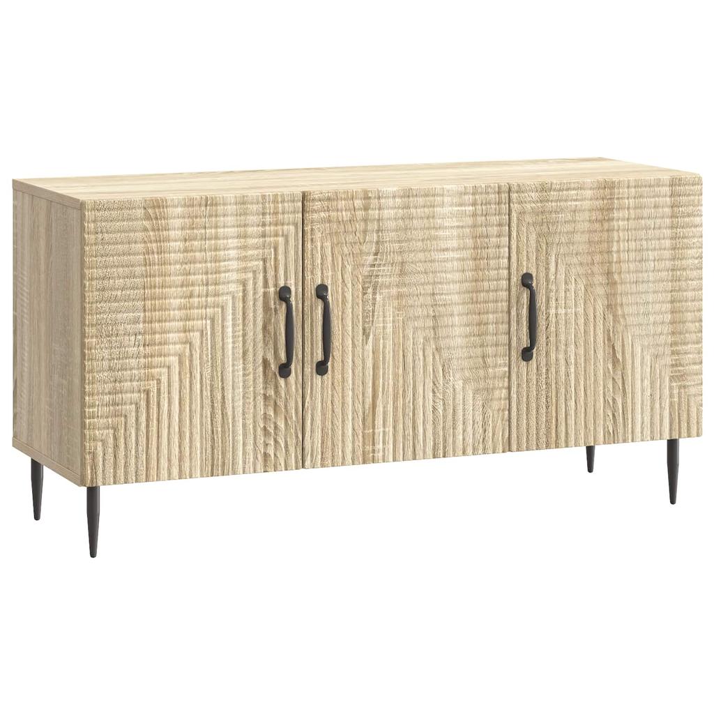 TV Stand in Sonoma Oak Finish 99 x 34.5 x 50 cm Particleboard