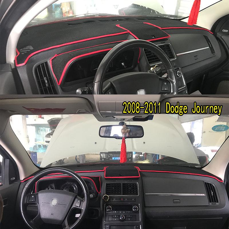 Pro 2008-2011 Dodge Journey Dashmat Protiskluzová Podložka na Palubní Desku Kryt Palubní Desky Sluneční Clona Podložka Ozdoby